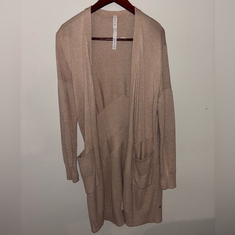 Lululemon Tan Sweater Cardigan